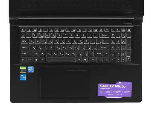 Ноутбук игровой Machenike Star 17 Pluto 2K/JJ00GM00KRU/Core i7-13620H/16Gb/1Tb/17.3 QHD 165Hz/RTX 5050 8 Gb/DOS